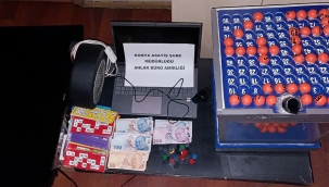 Konya polisinden tombala baskını! 