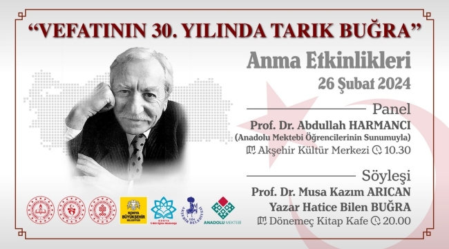 Tarık Buğra Anma Programı Gerçekleştirilecek 