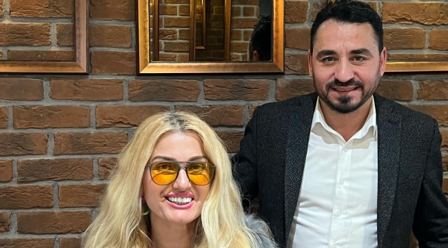 ÜNLÜ MANKEN TUĞBA ÖZAY BÜŞRA PİDE'DE 