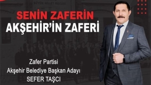 ZAFER PARTİSİ'NİN AKŞEHİR BELEDİYE BAŞKAN ADAYI SEFER TAŞCI OLDU 