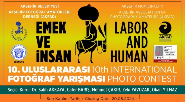 AKŞEHİR BELEDİYESİN'DEN "EMEK VE İNSAN" TEMALI FOTOĞRAF YARIŞMASI 