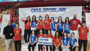 ATATÜRK ORTAOKULU ÖĞRENCİLERİ BİLEK GÜREŞİ VE HALTER'DE TÜRKİYE ŞAMPİYONASINDA 