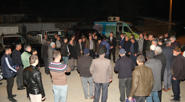 BAŞKAN ADAYI KAHRAMAN'A SORKUN MAHALLESİNDE COŞKULU KARŞILAMA 