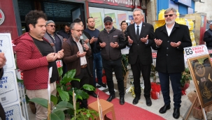 BAŞKAN ADAYI KAHRAMAN,ALTUNTAŞ'DA İŞYERİ AÇILIŞINA KATILDI 