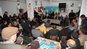 BAŞKAN ADAYI KAHRAMAN BEŞKAVAK MAHALLESİNDE VATANDAŞLARLA BULUŞTU 