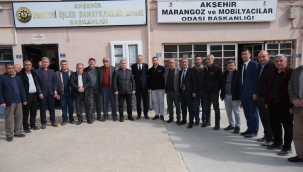 BAŞKAN ADAYI KAHRAMAN'DAN ESNAF ODALARI VE STK ZİYARETİ