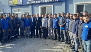 BAŞKAN ADAYI KAHRAMAN'DAN KOSKİ'YE ZİYARET 