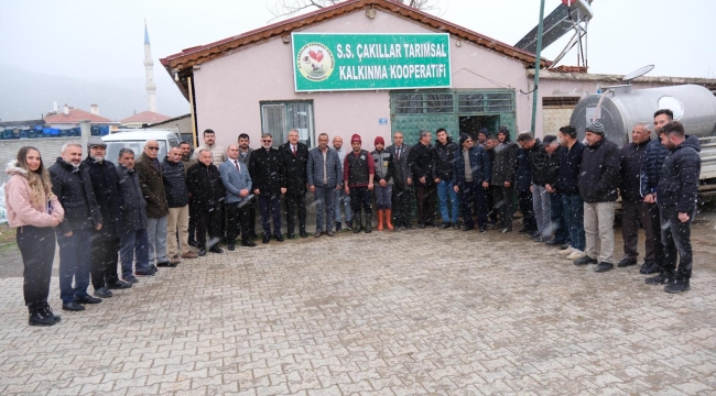 BAŞKAN ADAYI KAHRAMAN,ÇAKILLARDA VATANDAŞLAR İLE BULUŞTU 