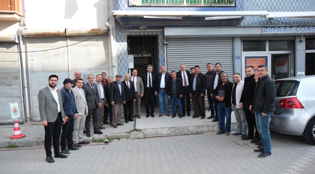 BAŞKAN ADAYI KAHRAMAN KURUM ZİYARETLERİNE DEVAM EDİYOR