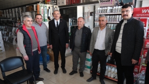 BAŞKAN ADAYI KAHRAMAN SANAYİ SİTESİ ESNAFININ GÖNLÜNE GİRDİ 