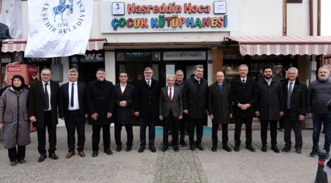 BAŞKAN AKKAYA: "NASREDDİN HOCA ÇOCUK KÜTÜPHANESİ İLE NASREDDİN HOCA'NIN TORUNLARINA DEĞER KATACAĞIZ" 