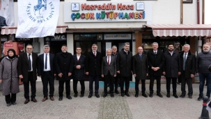 BAŞKAN AKKAYA: "NASREDDİN HOCA ÇOCUK KÜTÜPHANESİ İLE NASREDDİN HOCA'NIN TORUNLARINA DEĞER KATACAĞIZ" 