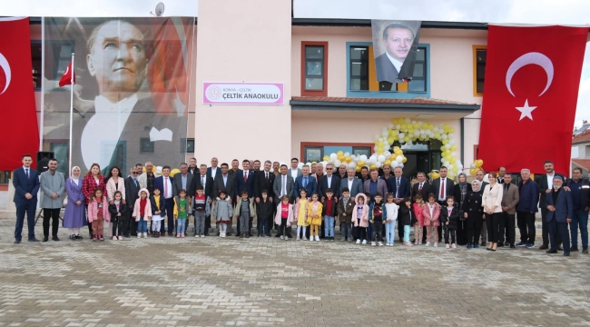 ÇELTİK ANAOKULU DUALARLA AÇILDI 