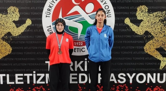 DAMLA YAĞCI ATLETİZMDE ŞEHRİMİZİN GURURU OLDU 