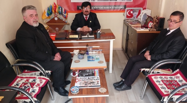 GELECEK PARTİSİ'NDEN GAZETEMİZE ZİYARET 