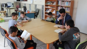 KAYMAKAM TUĞ KİTAP OKUMA ETKİNLİĞİNE KATILDI 