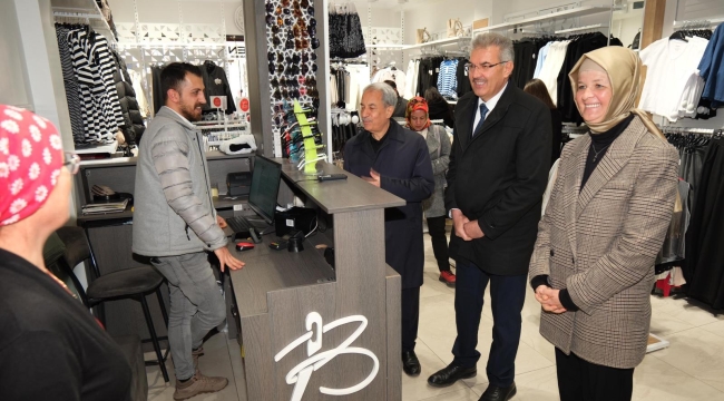 KONYA MİLLETVEKİLİ MERYEM GÖKA AKŞEHİR'DE TEMASLARDA BULUNDU 