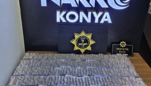 Konya Narkotikten zehir tacirlerine operasyon: 4 tutuklama