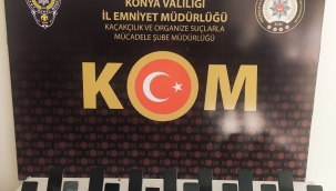 Konya polisinden kaçakçılara yönelik operasyon: 19 gözaltı 