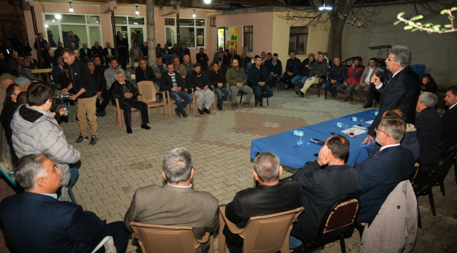 MAHALLE ZİYARETLERİNE YEŞİLKÖY VE REİS'TE GÖSTERİŞLİ BİR SON VERİLDİ 