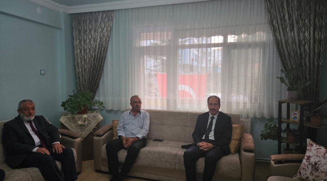 MÜFTÜ MÜJDECİ'DEN ŞEHİT AİLELERİNE ZİYARET 