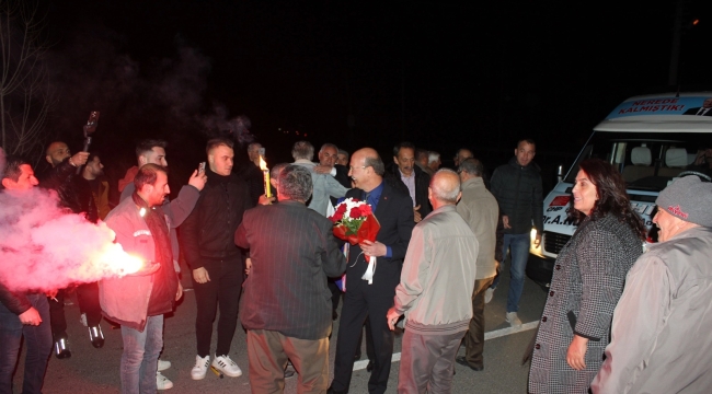 NURİ KÖKSAL ALTUNTAŞ'TA COŞKUYLA KARŞILANDI 