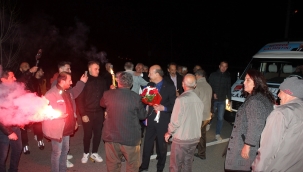 NURİ KÖKSAL ALTUNTAŞ'TA COŞKUYLA KARŞILANDI 