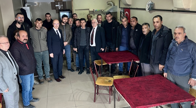 NURİ KÖKSAL'DAN TUZLUKÇU TAŞIYICILAR KOOPERATİFİ'NE ZİYARET 