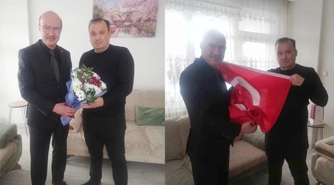 NURİ KÖKSAL TÜRKİYE HARP MALULÜ GAZİLER, ŞEHİT DUL VE YETİMLERİ DERNEĞİ AKŞEHİR TEMSİLCİSİNİ ZİYARET ETTİ 