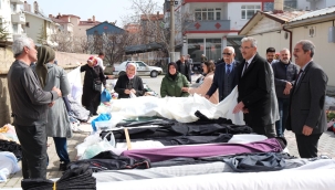 PAZAR ESNAFINDAN BAŞKAN ADAYI KAHRAMAN'A SEVGİ SELİ 