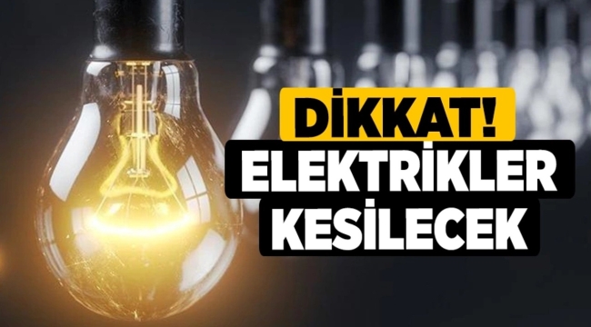 PAZAR VE PAZARTESİ GÜNÜ AKŞEHİR,YUNAK VE TUZLUKÇU'DA ELEKTRİKLER KESİLECEK 