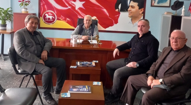SEYYİD MAHMUD HAYRANİ DERNEĞİ'NDEN DP AKŞEHİR'E ZİYARET 