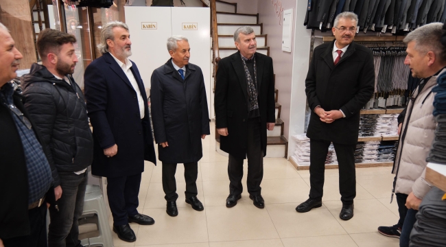 TAHiR AKYÜREK AKŞEHİR'DE ESNAF VE VATANDAŞLARLA BULUŞTU 