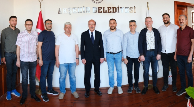 AKİNDER'DEN BAŞKAN KÖKSAL'A HAYIRLI OLSUN ZİYARETİ