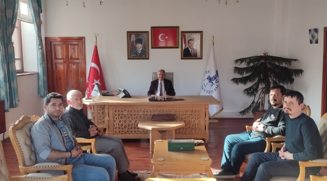 Akşehir Gazeteciler Cemiyeti'nden Başkan Akkaya'ya Ziyaret 
