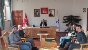 Akşehir Gazeteciler Cemiyeti'nden Başkan Akkaya'ya Ziyaret 