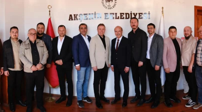  AKŞEHİR TSO'DAN BAŞKAN KÖKSAL'A HAYIRLI OLSUN ZİYARETİ 