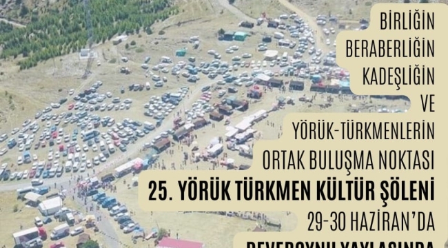 AKYÖRDER YÖRÜK ŞÖLENİ 29-30 HAZİRAN'DA 