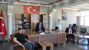 BAŞKAN MEŞE'DEN BAŞKAN ÖZTOKLU'YA HAYIRLI OLSUN ZİYARETİ 