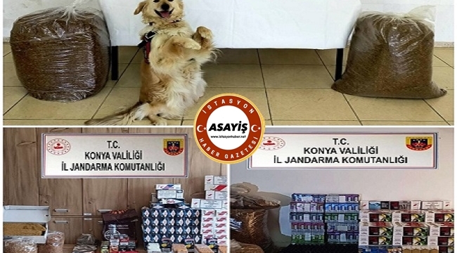 Jandarma'dan kaçakçılara darbe binlerce kaçak tütün ele geçirdi 