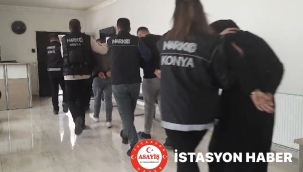 Konya polisinden zehir tacirlerine operasyon: 4 tutuklama 