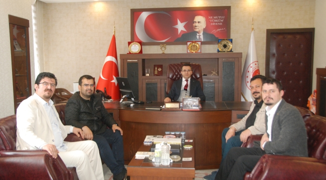 Akşehir Gazeteciler Cemiyeti'nden Başsavcı Abdulhamit Durgut'a Ziyaret 