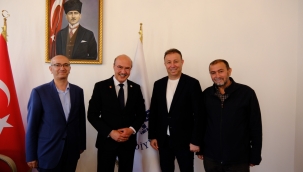 AKŞEHİR OSB'DEN BAŞKAN KÖKSAL'A HAYIRLI OLSUN ZİYARETİ