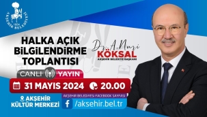 Başkan Köksal,Canlı Yayında Halka Seslenecek 
