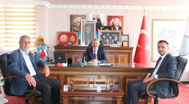 BAŞKAN MEŞE'DEN GÜNALTAY'A HAYIRLI OLSUN ZİYARETİ 