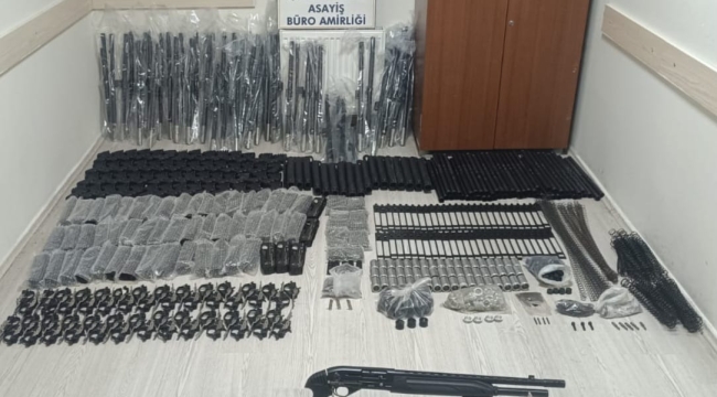 BİN 279 PARÇA AV TÜFEĞİ PARÇASI ELE GEÇİRİLDİ 