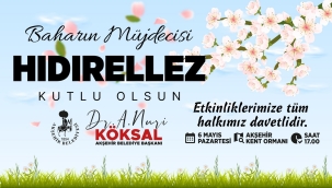 GELENEKSEL HIDRELLEZ ETKİNLİKLERİNE DAVETLİSİNİZ 