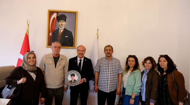 HALK EĞİTİM MÜDÜRÜ TUNÇEZ'DEN KÖKSAL'A ZİYARET 