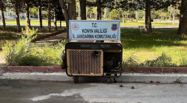 Konya'da bağ evinden hırsızlık: 3 kişi tutuklandı 