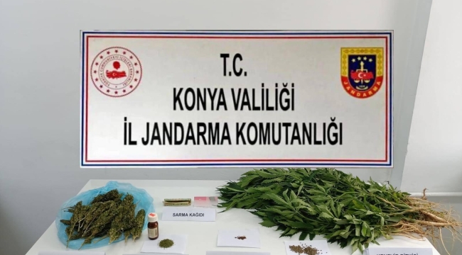 Konya'da zehir tacirine jandarmadan operasyon! 